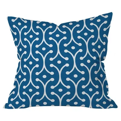 Deny Designs Denim Picket Indoor/outdoor Throw Pillow