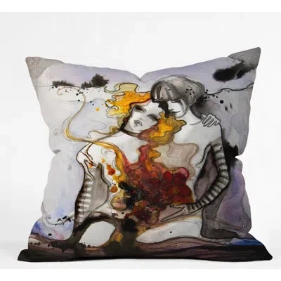 Deny Designs Deniz Ercelebi Twins Outdoor Throw Pillow