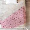 Deny Designs Dotty Blush Dots Blanket In Pink