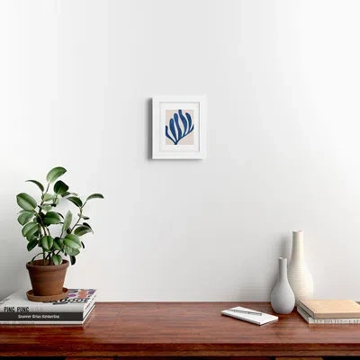 Deny Designs Dreamprintdesigns Matisse Cutout Framed Art Print In White