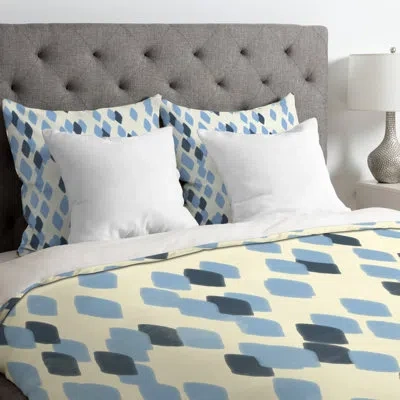 Deny Designs Duvet Cover In Blue;beige