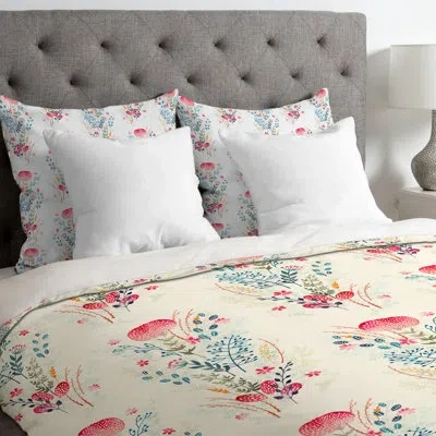 Deny Designs Duvet Cover In Blue;pink