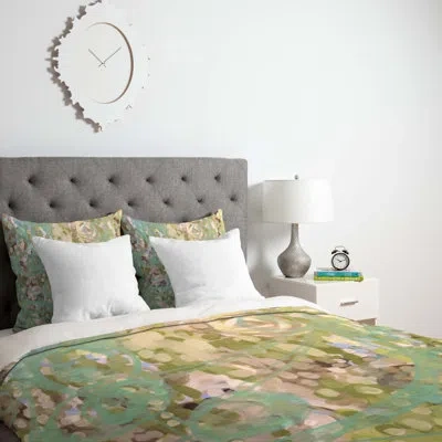 Deny Designs Duvet Cover In Brown;green