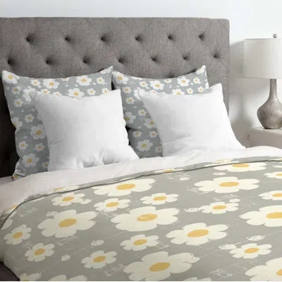 Deny Designs Duvet Cover In Gray