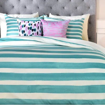 Deny Designs Duvet Cover In Green