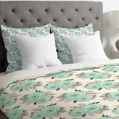 Deny Designs Duvet Cover In Green
