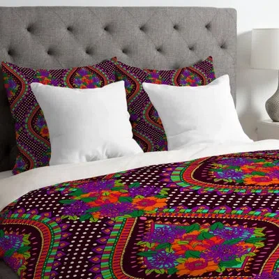 Deny Designs Duvet Cover In Ivy,purple