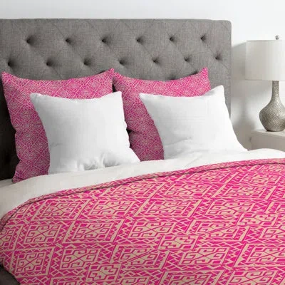 Deny Designs Duvet Cover In Pink