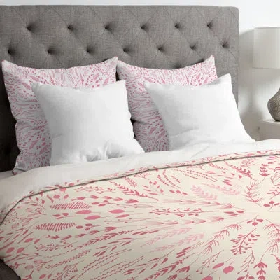 Deny Designs Duvet Cover In Pink