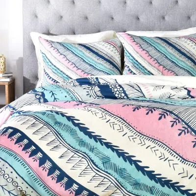 Deny Designs Duvet Cover In Pink