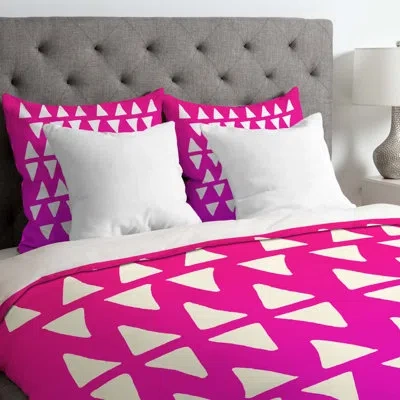 Deny Designs Duvet Cover In Pink;cream