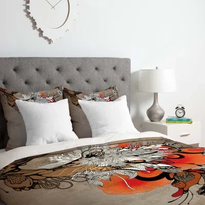 Deny Designs Duvet Cover Set In Beige