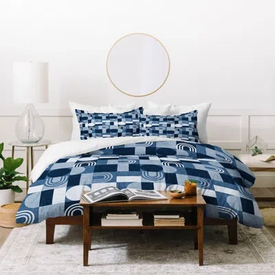 Deny Designs Duvet Cover Set In Blue