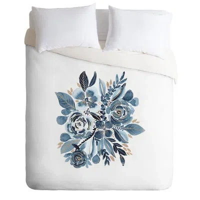 Deny Designs Duvet Cover Set In Blue,white