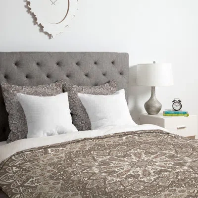 Deny Designs Duvet Cover Set In Brown