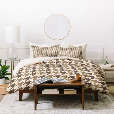 Deny Designs Duvet Cover Set In Brown