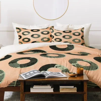 Deny Designs Duvet Cover Set In Cream,green