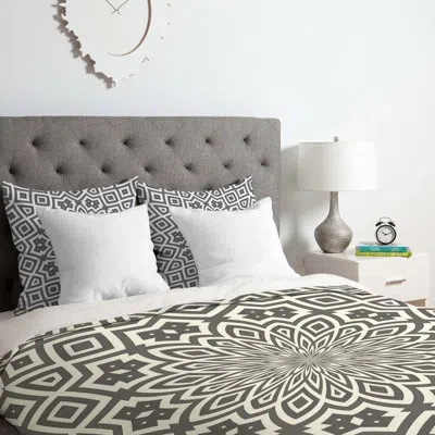Deny Designs Duvet Cover Set In Gray