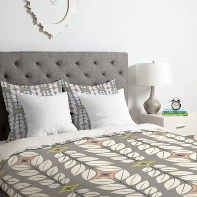 Deny Designs Duvet Cover Set In Gray