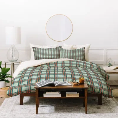 Deny Designs Duvet Cover Set In Green