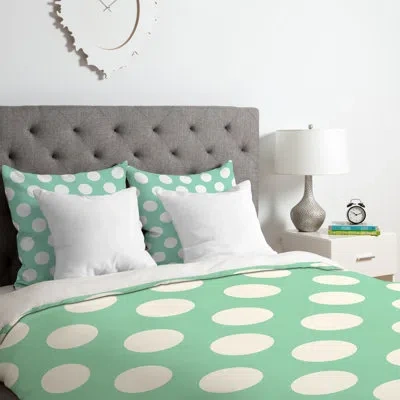 Deny Designs Duvet Cover Set In Green