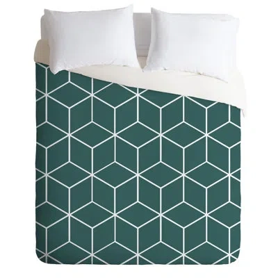 Deny Designs Duvet Cover Set In Green