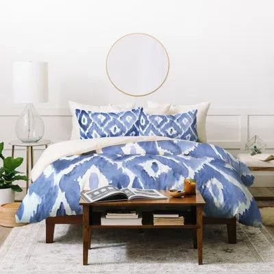 Deny Designs Duvet Cover Set In Indigo