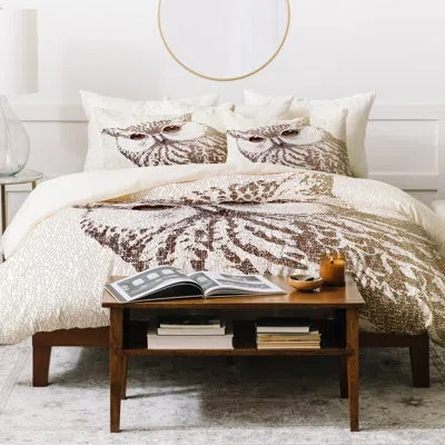 Deny Designs Duvet Cover Set In Off White