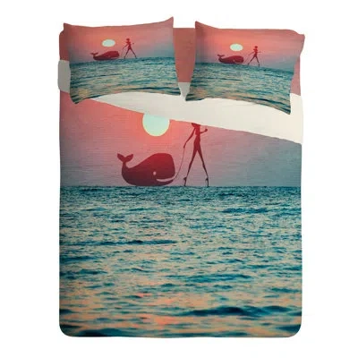 Deny Designs Duvet Cover Set In Orange