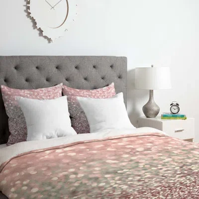 Deny Designs Duvet Cover Set In Pink