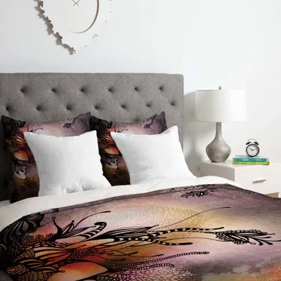 Deny Designs Duvet Cover Set In Purple