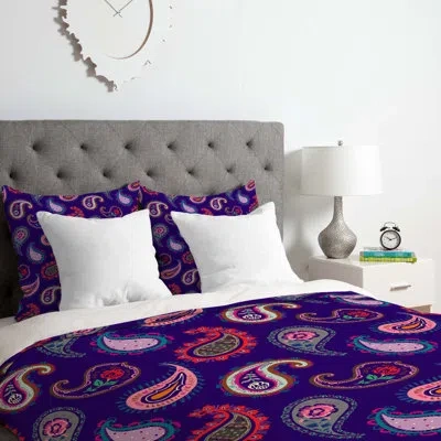 Deny Designs Duvet Cover Set In Purple