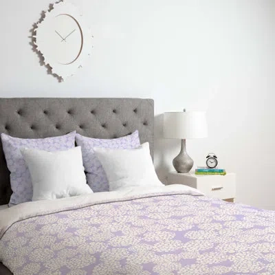 Deny Designs Duvet Cover Set In Purple