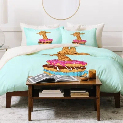 Deny Designs Duvet Cover Set In Teal