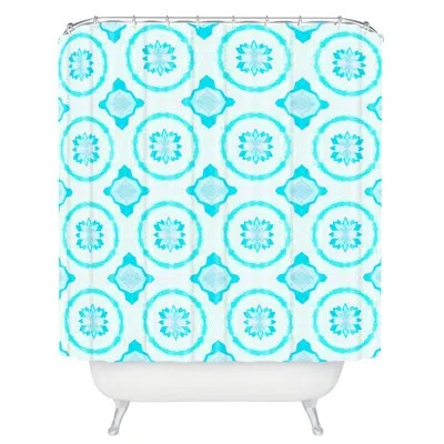 Deny Designs Elisabeth Fredriksson Crystal Flowers Single Shower Curtain