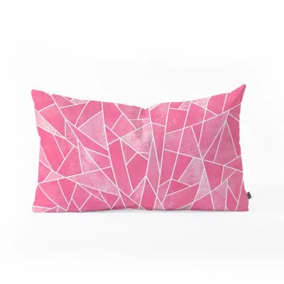 Deny Designs Elisabeth Fredriksson Shattered Rose Indoor/outdoor Lumbar Pillow