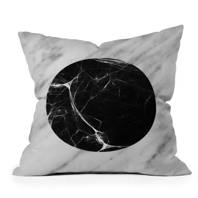 Deny Designs Emanuela Carratoni Marble Eclipse Outdoor Square Pillow Cover & Insert