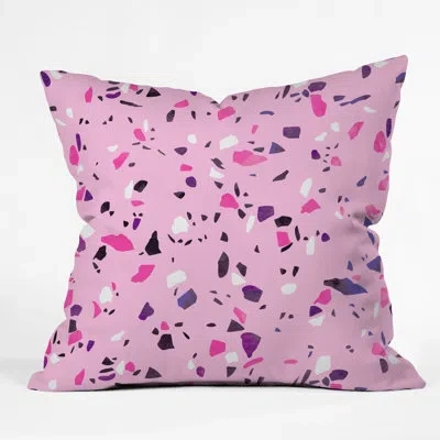 Deny Designs Emanuela Carratoni Terrazzo Style Indoor/outdoor Throw Pillow