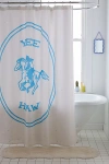 Deny Designs Emma Boys For Deny Yee Haw Shower Curtain In Blue At Urban Outfitters In Neutral