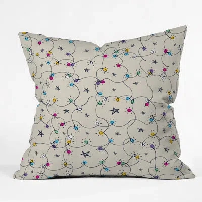 Deny Designs Fairy Lights Indoor/outdoor Throw Pillow
