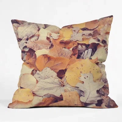 Deny Designs Fallen Leaves Throw Pillow