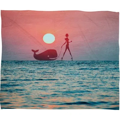 Deny Designs Fancy Pet Throw In Blue;pink