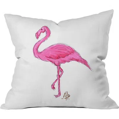 Deny Designs Flamingo Throw Pillow