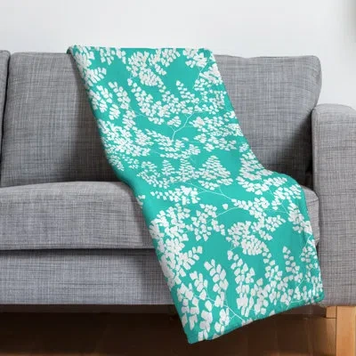 Deny Designs Fleece Blanket In Blue