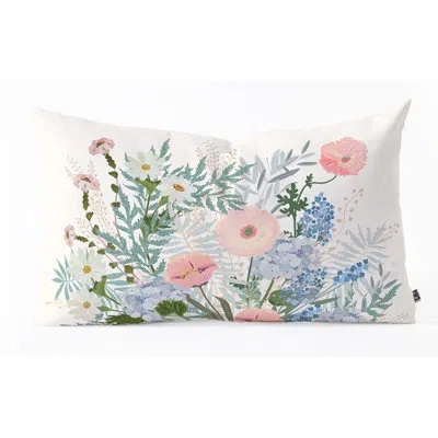 Deny Designs Floral Lumbar Pillow