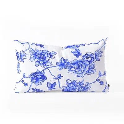 Deny Designs Floral Lumbar Pillow