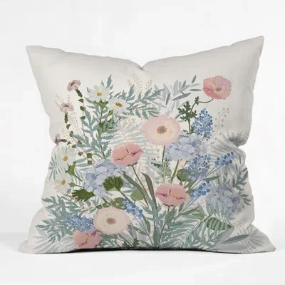 Deny Designs Floral Throw Pillow
