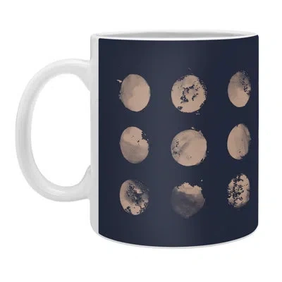 Deny Designs Florent Bodart Douze Lunes Coffee Mug In Blue