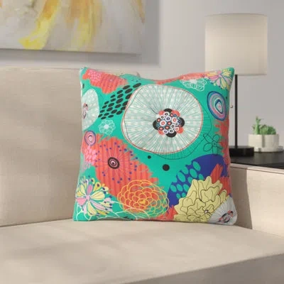 Deny Designs Flower Throw Pillow