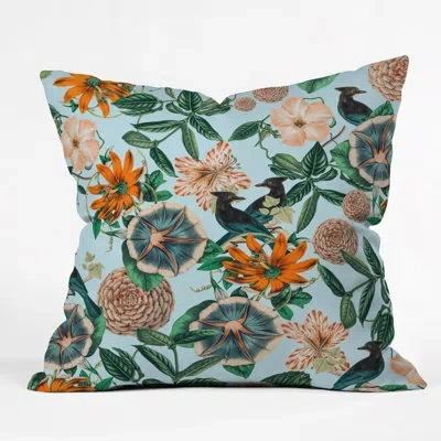 Deny Designs Forest Birds Indoor/outdoor Throw Pillow